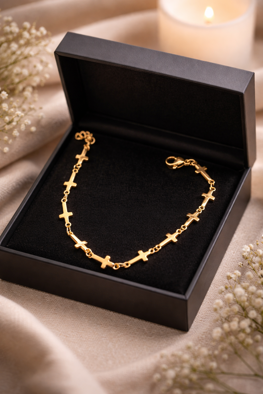 Cross Chain Bracelet